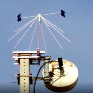 sistema giratorio sobre antena